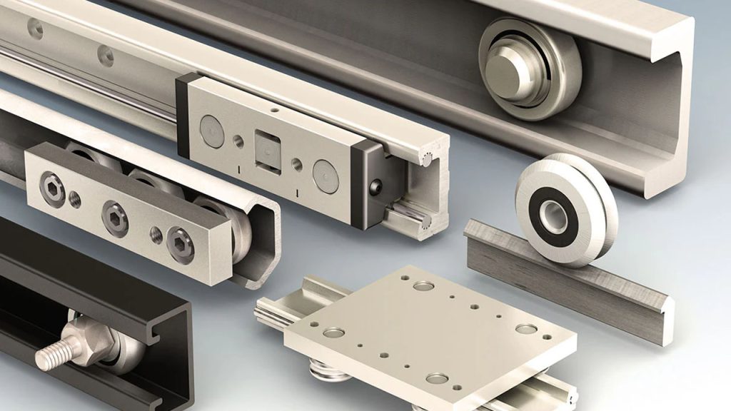 ریل‌های غلطکی (Roller Type Linear Guides)​