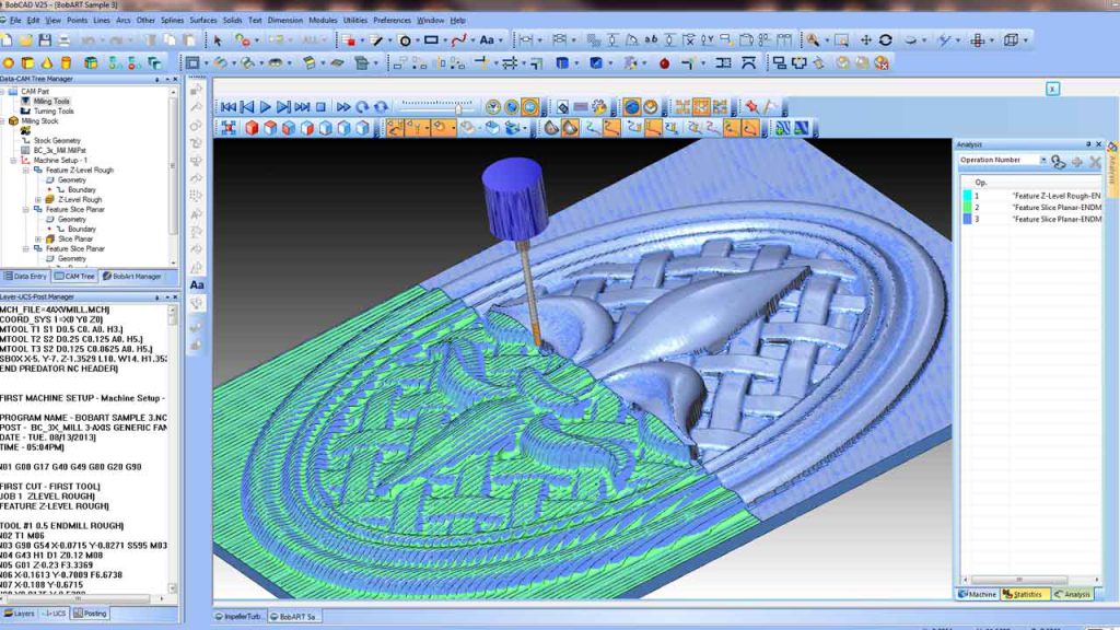 نرم افزار CAD دستگاه سی ان سی